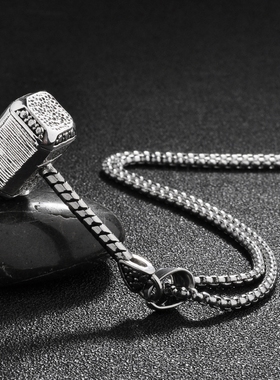 男士项链钛钢学生装饰品吊坠