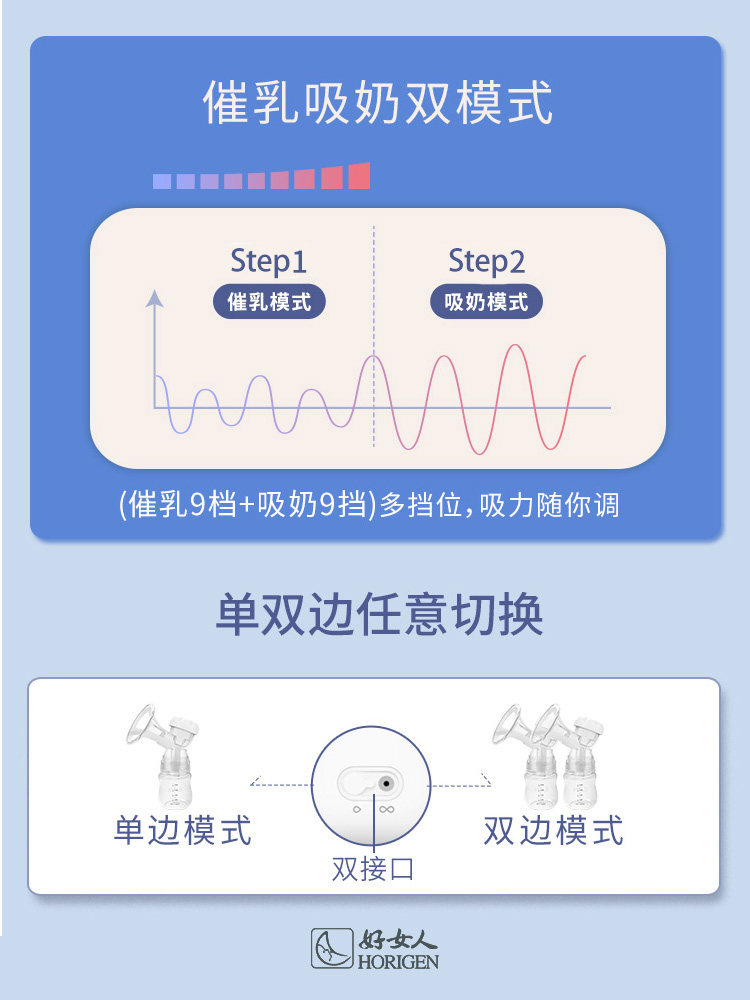 好女人电动双边挤奶孕产妇吸奶器 好女人吸奶器