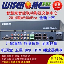 Smart Home WiseHome AV406Pro Film and TV Matrix Switch Top Box Co-shareware New Upgrade