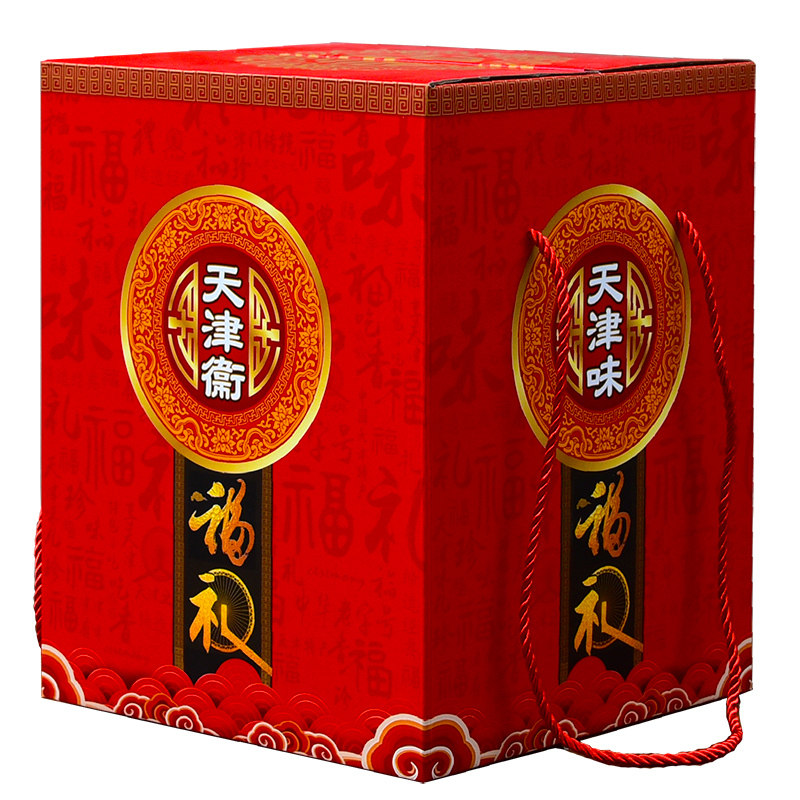 天津特产大礼包桂发祥十八街麻花崩豆张皮糖张果仁小八件栗子套餐_虎窝淘
