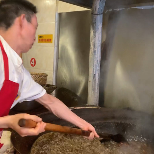 贵阳小十字丁家脆哨猪油渣贵州特产小吃零食五花肉软哨猪肉渣哨子 - 图1