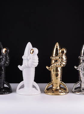 火箭摆件航空飞船现代儿童房