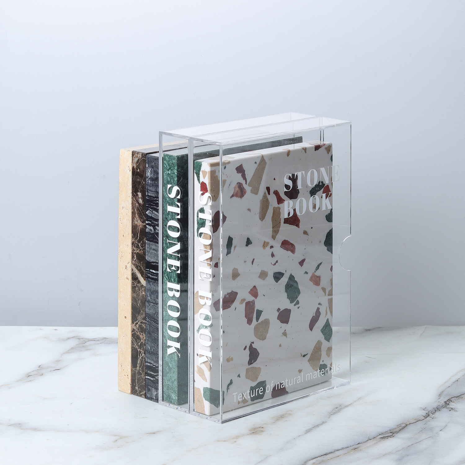 亚克力书盒大理石洞石书本摆件电视柜酒柜书柜床头柜玄关软装饰品,淘宝优惠券,粉丝福利购,淘宝优惠卷
