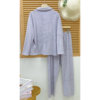 Andula pajamas 2025 deep autumn simple plain Australian plush long-sleeved trousers fashionable casual women's home wear set