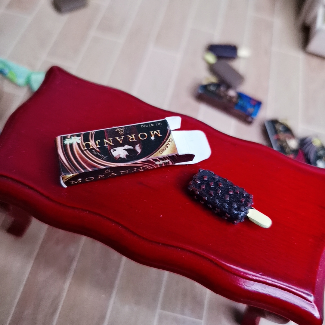 迷你家具娃娃屋粘土人OB11小布兵人6分12分微缩场景模型 雪糕,淘宝优惠券,粉丝福利购,淘宝优惠卷