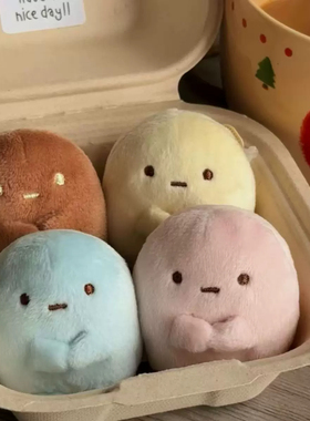 可爱发卡角落生物毛绒发夹可爱萌系发饰女款卡通发卡头饰配饰玩偶