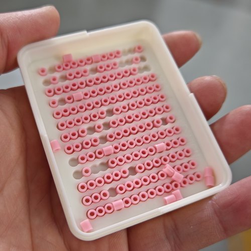 融合豆拼豆小豆专用塑料立豆盒 摇一摇方便夹取 拼豆配件 - 图0