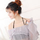 ແມ່ຍິງ sexy ພຽງເລັກນ້ອຍງາມ lace butterfly ສີດໍາ
