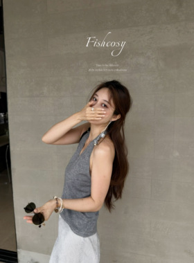 花朵耳线 Fishcosy 手工制长款耳坠 韩国设计师款 夏威夷人鱼