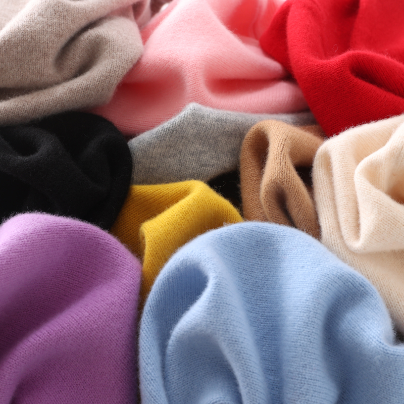 羊毛衫儿童高领毛衣翻领加厚针织羊绒衫男童女童中大童100%纯羊毛 - 图1