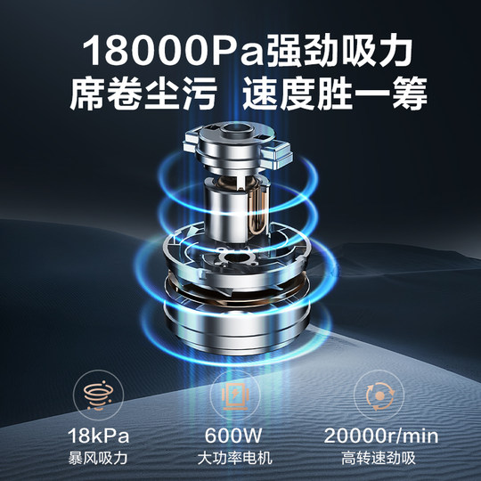 Haier vacuum cleaner household large suction two-in-one small handheld powerful cat hair wired L8P1