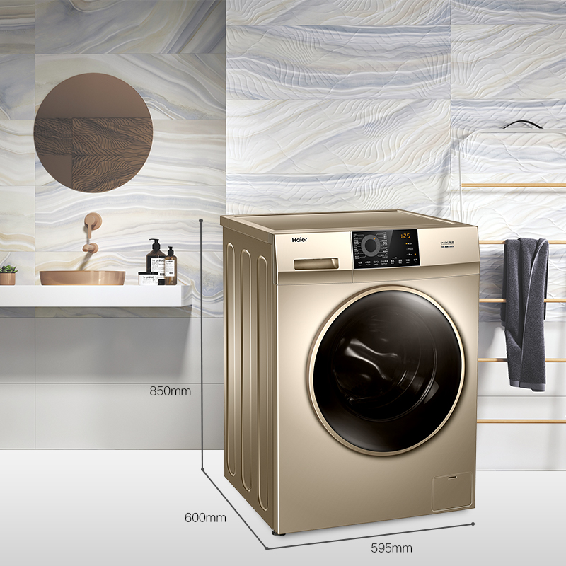 公斤洗烘一体蒸汽变频全自动 10 EG100HB209G 海尔 Haier 公斤洗烘一体蒸汽变频全自动 10 EG100HB209G 海尔 Haier