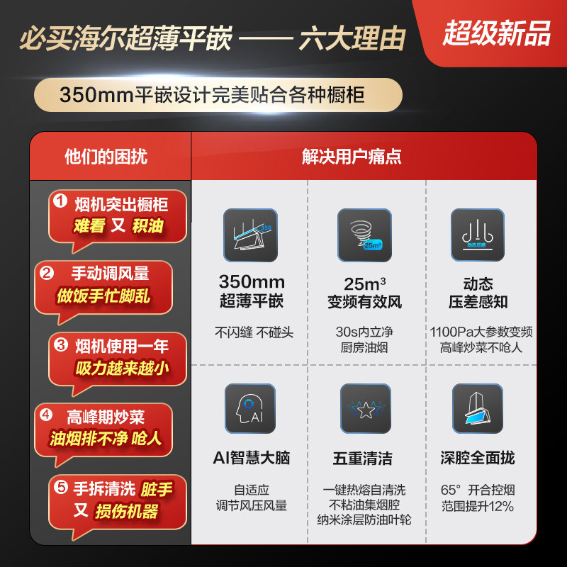  海尔烟灶消套装