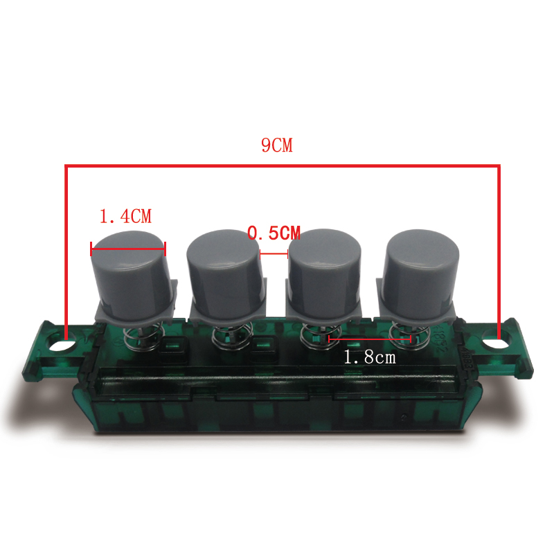 适用美的电风扇档位开关FS40-15QW FSA40YF FSA30YA风扇琴键按键 - 图1