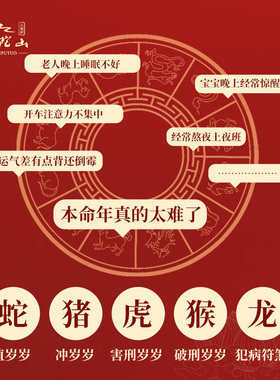 普陀山属猪红绳手链2025蛇年太岁化护身符红手绳红色编织绳小红绳