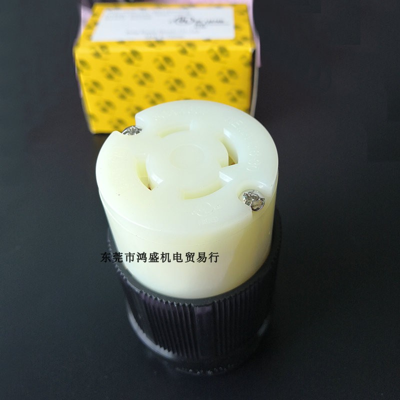 插座NEMA L16-30R 30A480V WJ-9432 UL台湾嵘光OLYMPIA工业连接器 - 图1