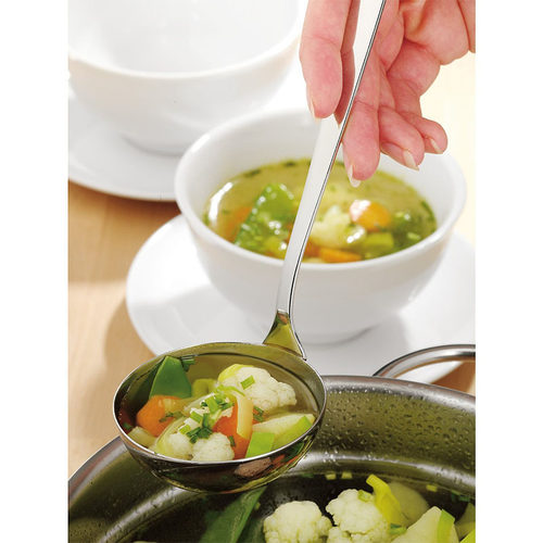 德国wmf福腾宝BISTRO不锈钢大汤勺饭勺汤匙勺子分餐勺 - 图0