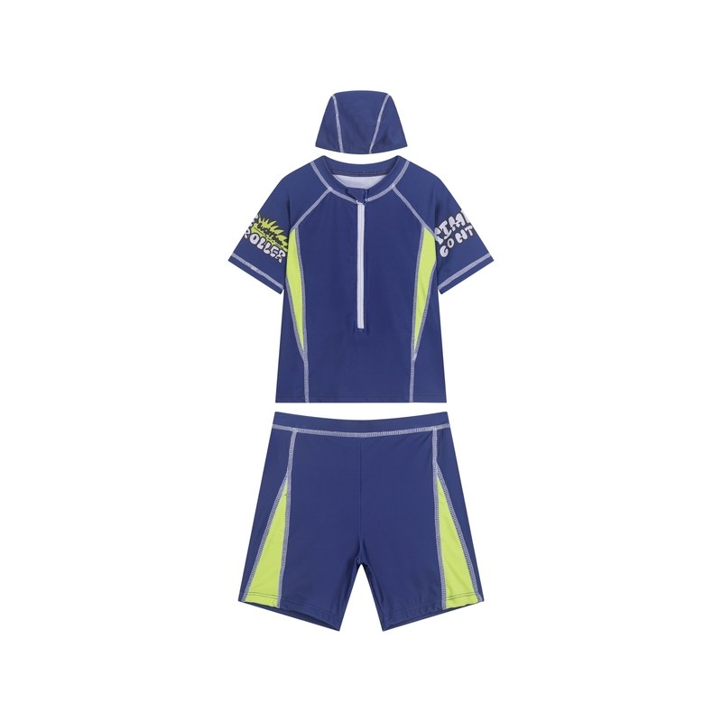 马拉丁儿童男童夏装新品主题印花可爱时尚短袖有型清爽泳衣,淘宝优惠券,粉丝福利购,淘宝优惠卷