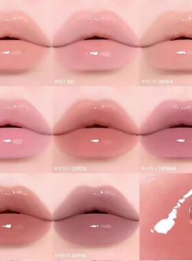 特价 韩国Naming新款裸透镜面水光唇釉over dew glossy唇彩