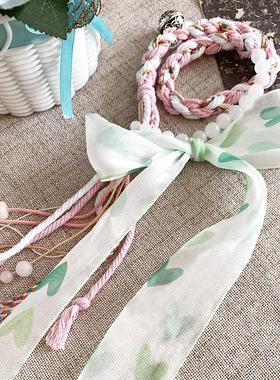 手绳新中式长款可调节双层国潮流个性民族风玛瑙手串编织流苏手链