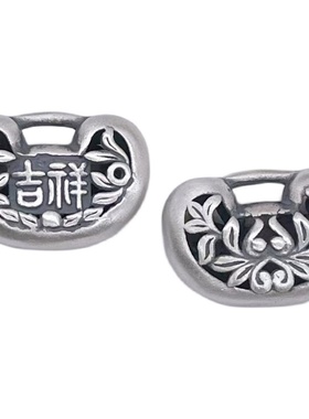 流苏男女足银复古做旧哑光