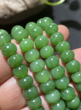 御府天然包邮俄罗斯碧玉项链手链