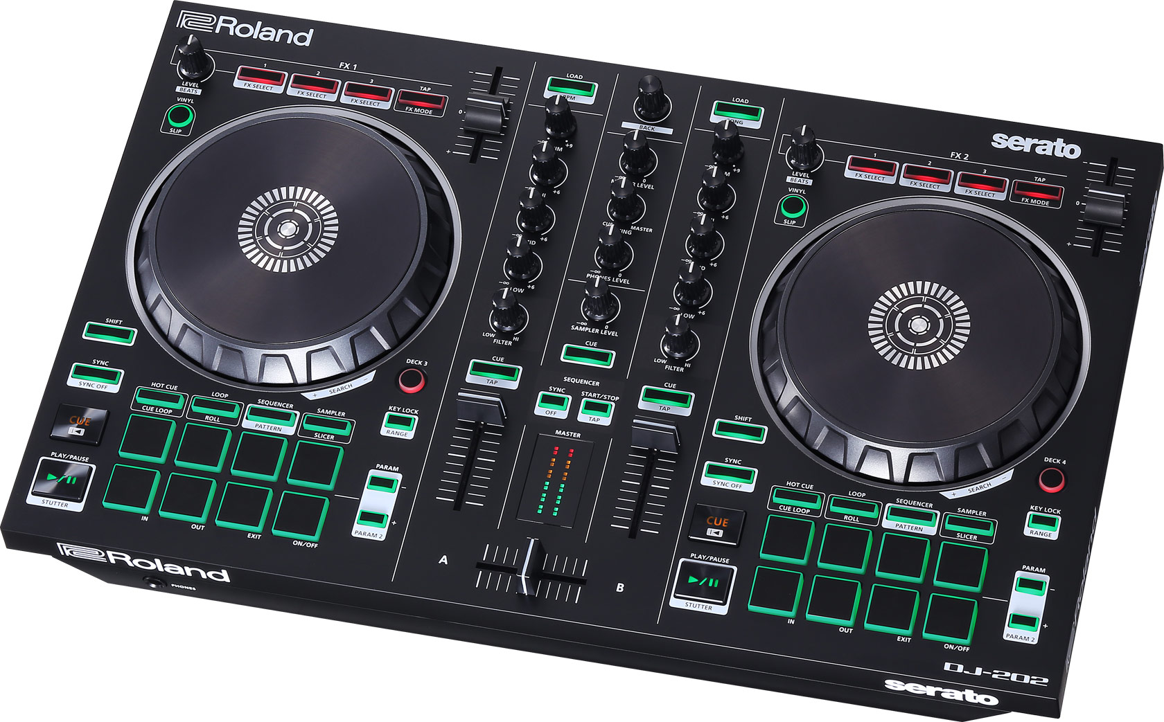 罗兰Roland DJ-202高性价比入门家用打碟机送Serato DJ Pro及教程 - 图3