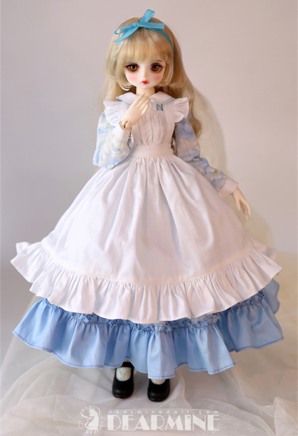 娃岛 Dearmine 4分 bjd娃衣 DLgirl 40cm Montgomery dress Sky - 图1