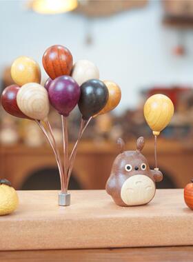 Joe龙猫原木车载香薰摆件