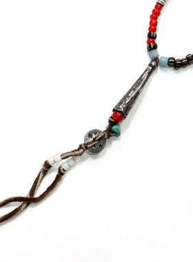 mt日本做旧串珠民族风手工吊坠