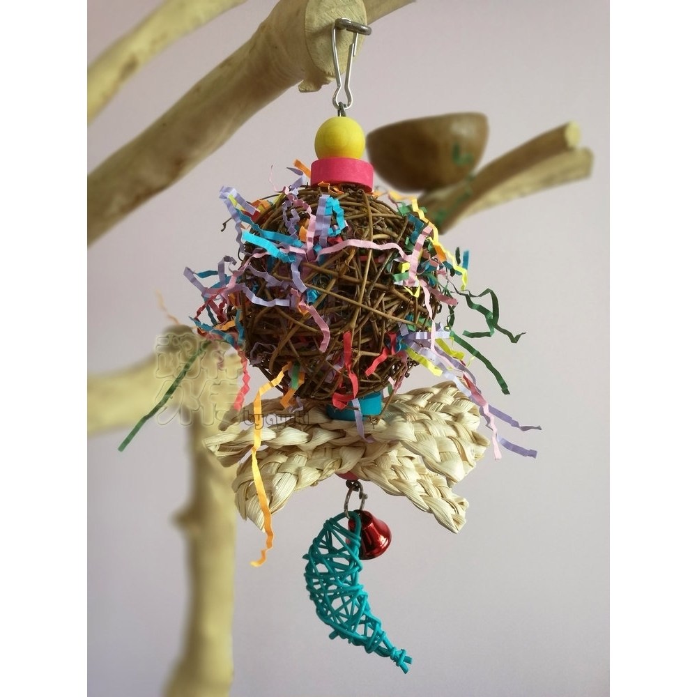 中小型鹦鹉啃咬破坏类玩具缤纷大章鱼彩球玄凤牡丹鹦鹉磨嘴鸟用品,淘宝优惠券,粉丝福利购,淘宝优惠卷