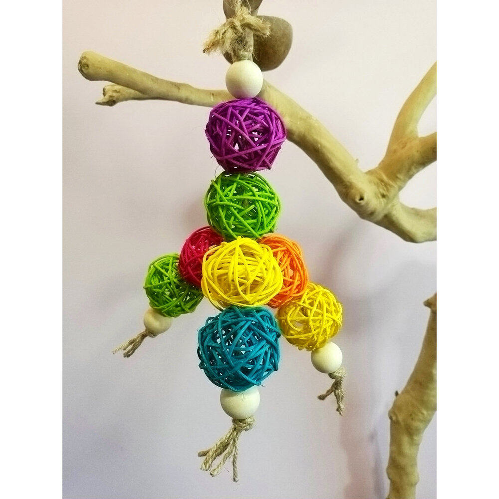 店主推荐鹦鹉啃咬玩具藤球塔啃咬串牡丹玄凤虎皮宠物鸟用具用品,淘宝优惠券,粉丝福利购,淘宝优惠卷