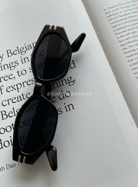 墨镜ghost六角形细边框太阳眼镜