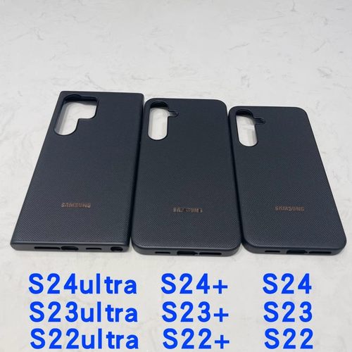 适用于三星S25Ultra手机壳S25+保护套S24防摔S23碳纤维纹S21简约磨砂S20软边S22男女商务note20ultra超薄外壳 - 图0