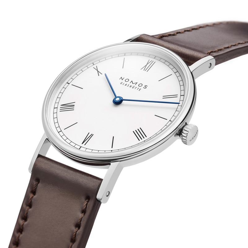 NOMOS Ludwig242德国手动机械女腕表珐琅质表盘-图0