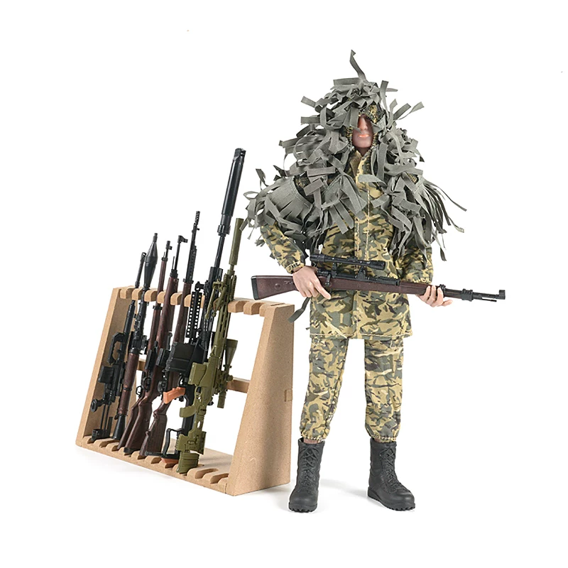 Конструктор, модель пушки, винтовка, оружие, игрушка, масштаб 1:6, военнослужащий