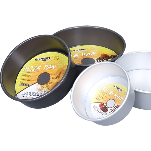 乾能圆形活动底蛋糕模具戚风硬膜4 5 6 8 10 12 14寸烘焙工具套装 - 图3