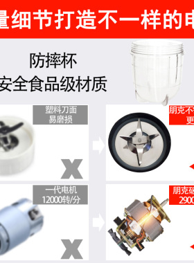朋客 SG-350D料理机家用小型搅拌多功能豆浆果汁迷你宝宝婴儿辅食