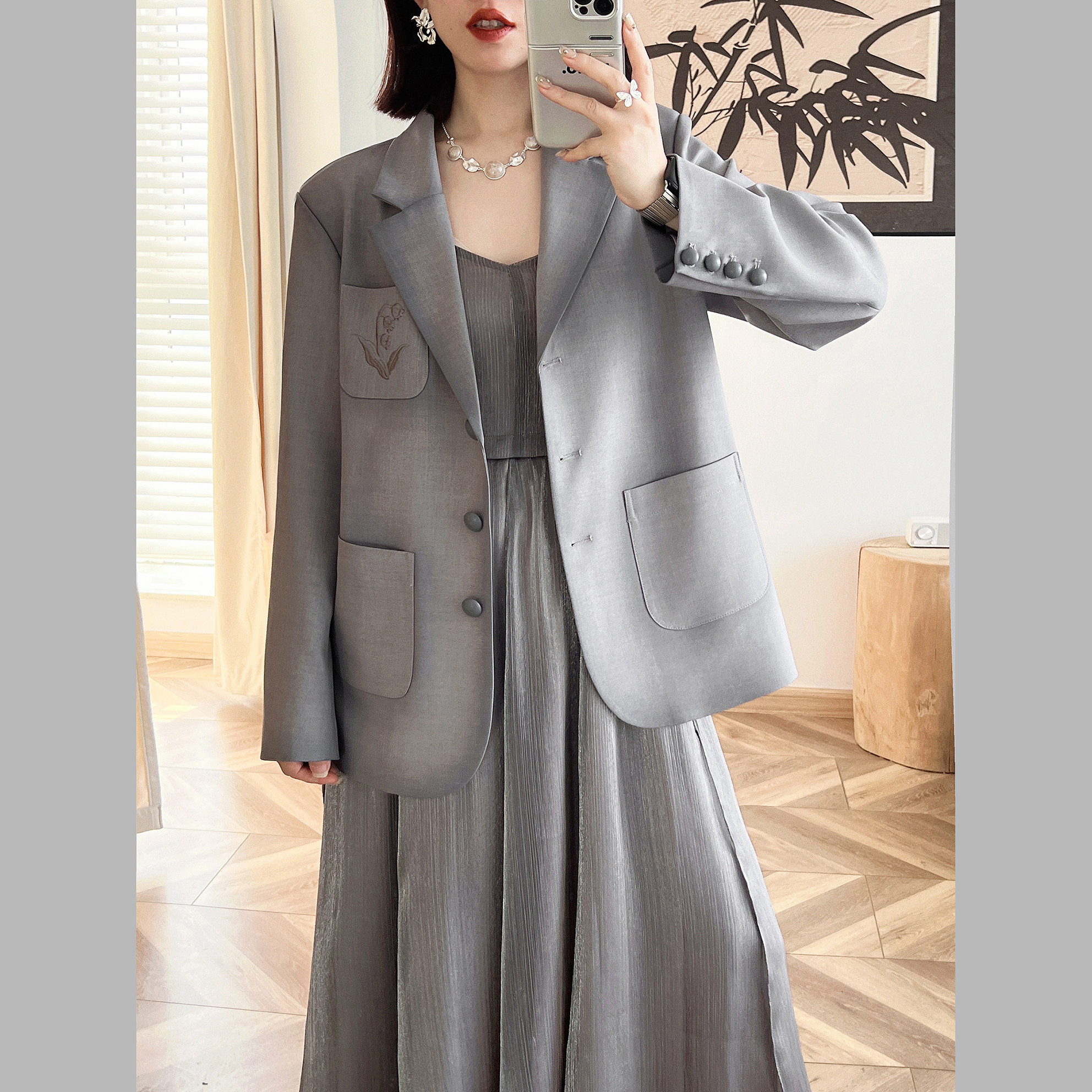 【银河瀑布】珠光纱质长吊带裙 长短两穿 裙摆可更换 女神连衣裙,淘宝优惠券,粉丝福利购,淘宝优惠卷