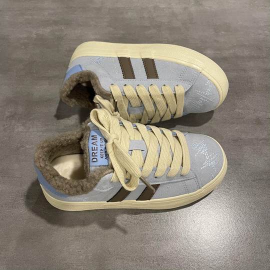 七七主人家 棉鞋女2024冬季新款爆款鞋子女加绒保暖板鞋女款原创