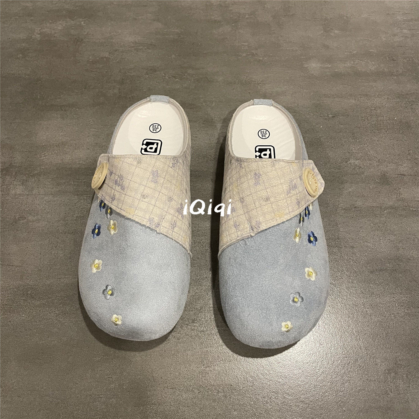 七七主人家 休闲浅口单鞋2026春季新款反绒平底半拖包头勃肯鞋女,淘宝优惠券,粉丝福利购,淘宝优惠卷