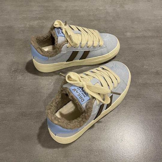 七七主人家 棉鞋女2024冬季新款爆款鞋子女加绒保暖板鞋女款原创