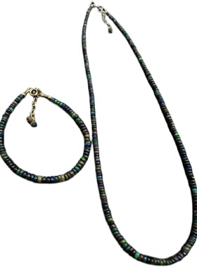 天然欧泊14K进口包金女