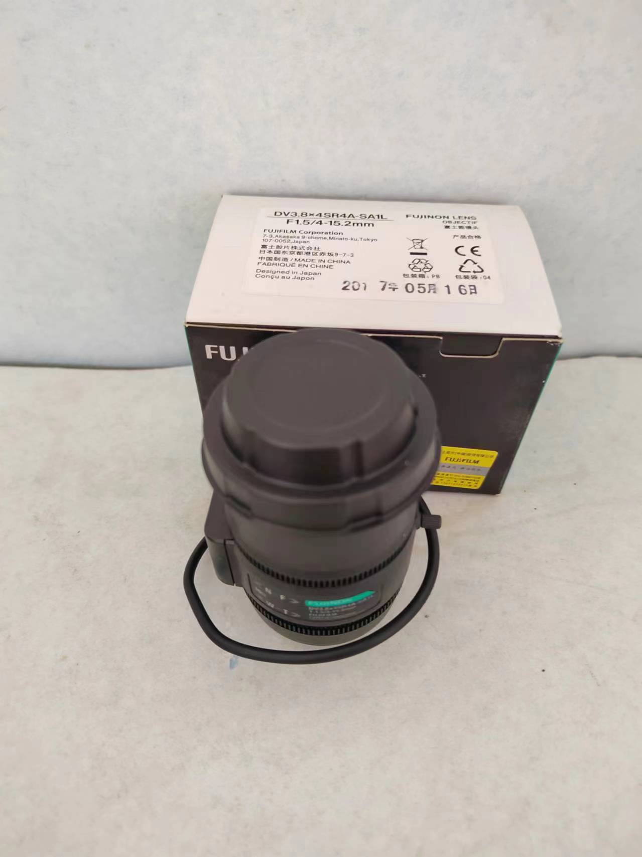 Fujinon DV3.8x4SR4A-SA1L HD 3MP 4-15.2mm infrared automatic aperture lens