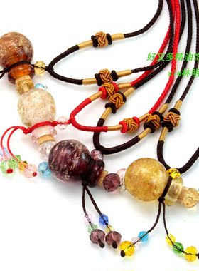 情侣精油项链琉璃饰品胎毛夜光