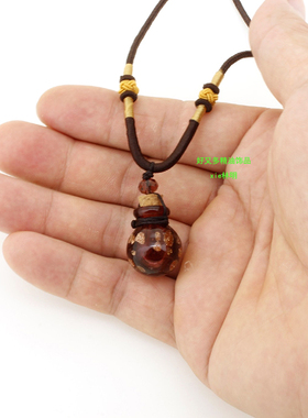 直绑毛发沙子储物精油瓶香水项链