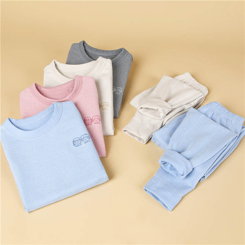 儿童保暖内衣套装德绒秋衣秋裤家居服男童女童冬季打底衫睡衣春秋