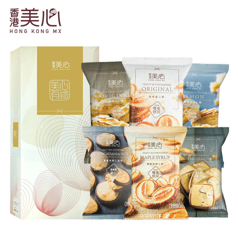 口味礼盒蛋卷曲奇甜心酥扁桃仁酥休闲零食糕点饼干 6 中国香港美心 口味礼盒蛋卷曲奇甜心酥扁桃仁酥休闲零食糕点饼干 6 中国香港美心