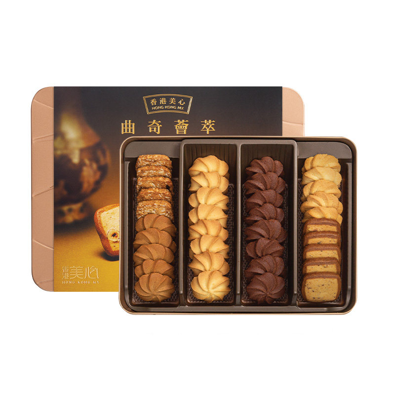 香港美心多口味黄油饼干曲奇荟萃礼盒244g下午茶糕点零食节日送礼,淘宝优惠券,粉丝福利购,淘宝优惠卷