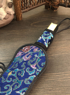 送扇箍5 6 7 8 9 10寸精品高档加厚宋锦布绸缎折扇套手工缝制扇袋